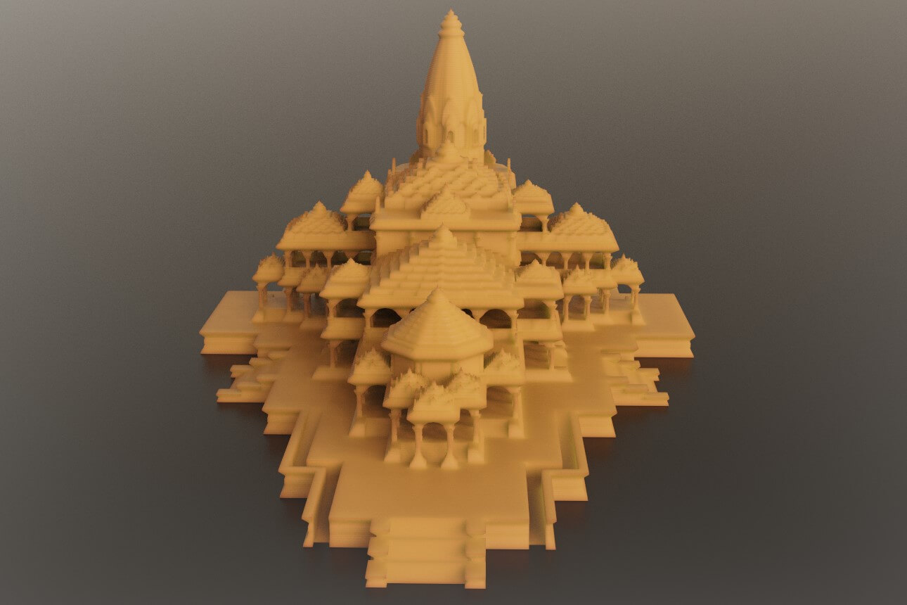 Macheta Templu Printat 3D