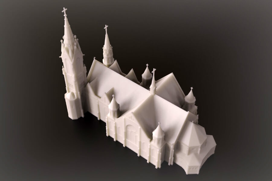 Biserica Romano Catolica Johnsburg Print 3D