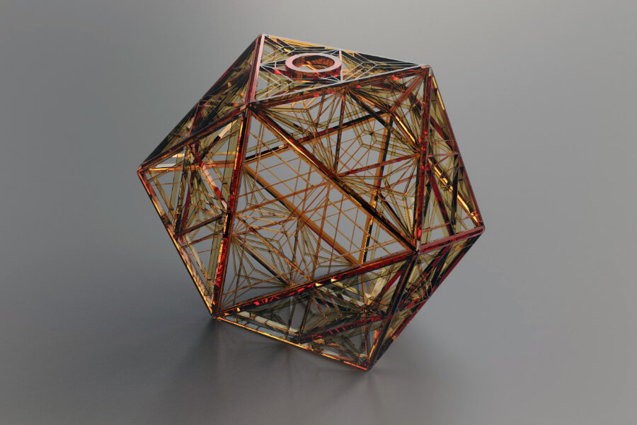 Corp Geometric Printat 3D