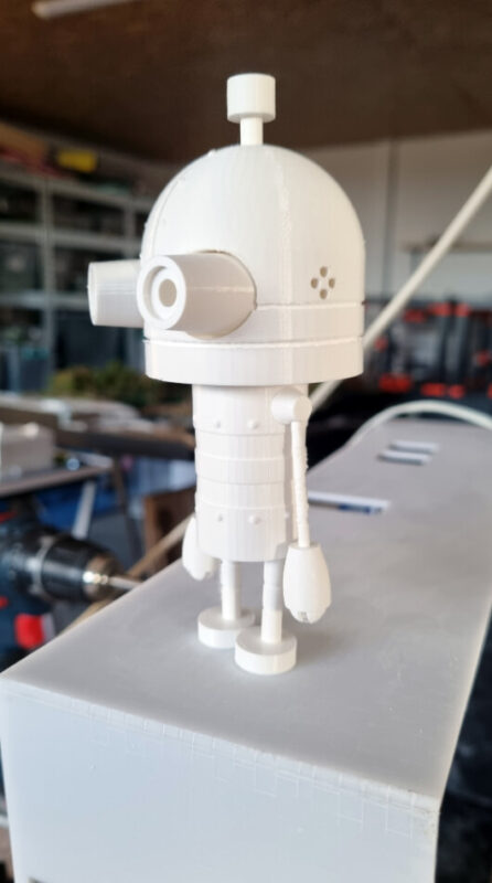 Printae 3d Figurina Robot