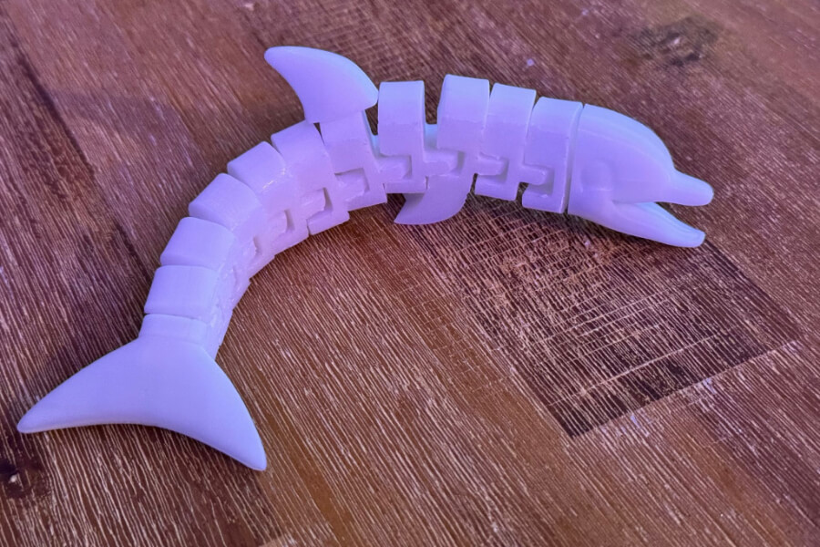 delfin articulat print 3D