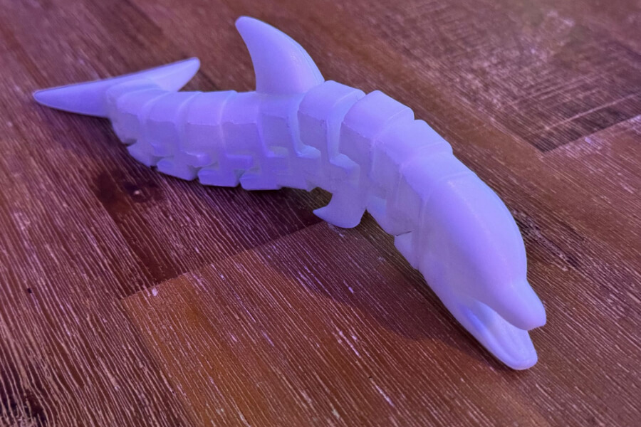 delfin articulat printat 3D